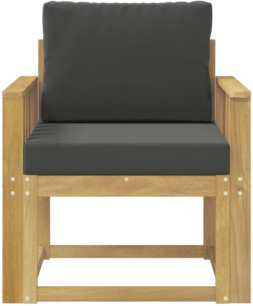 Lauko sofa Poliesteris Balta ir antracito