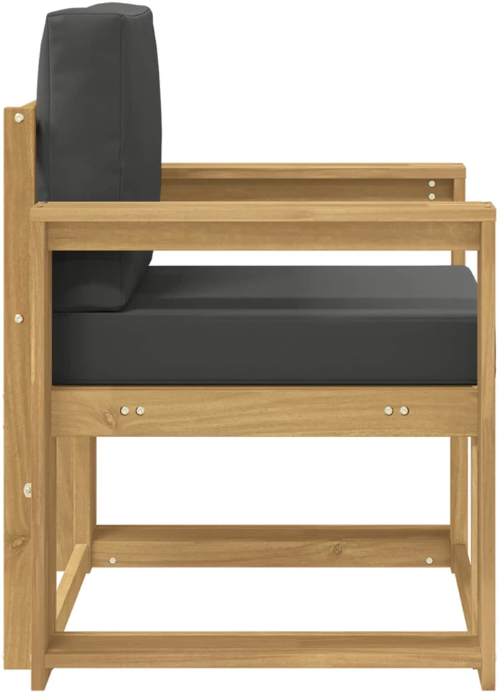 Lauko sofa Poliesteris Balta ir antracito