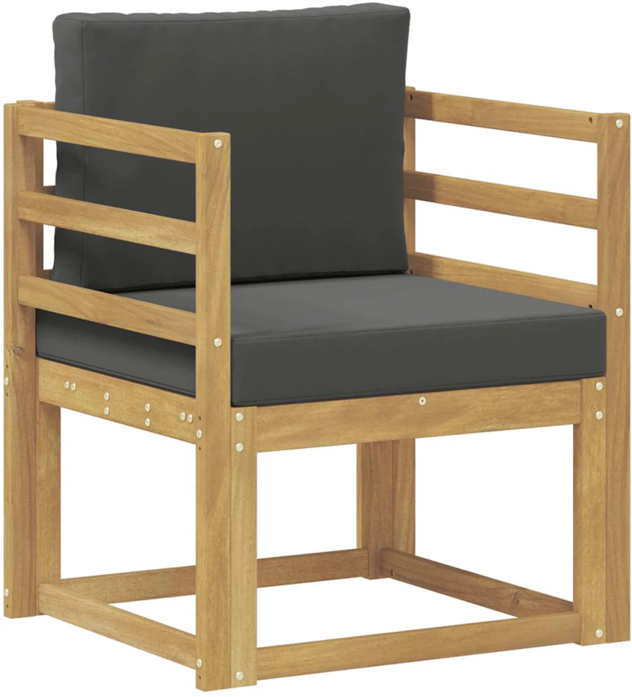 Lauko sofa Poliesteris Balta ir antracito
