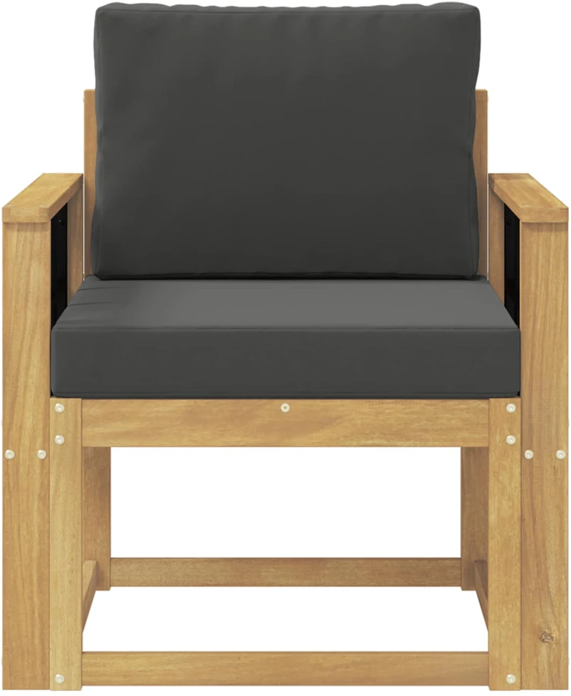 Lauko sofa Poliesteris Balta ir antracito