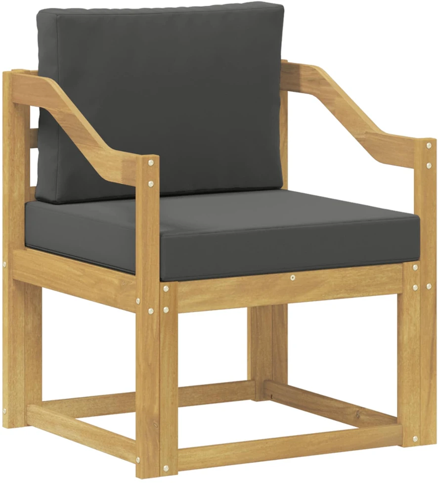 Lauko sofa Poliesteris Balta ir antracito
