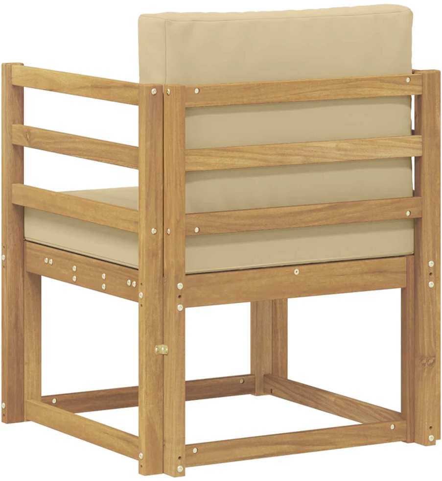 Lauko sofa Poliesteris Balta ir Bežė
