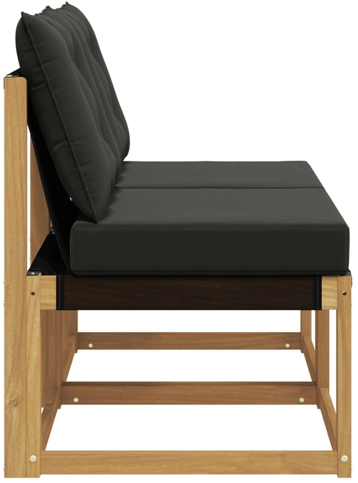 2 vnt. Lauko Vidurinis Sofa Balta