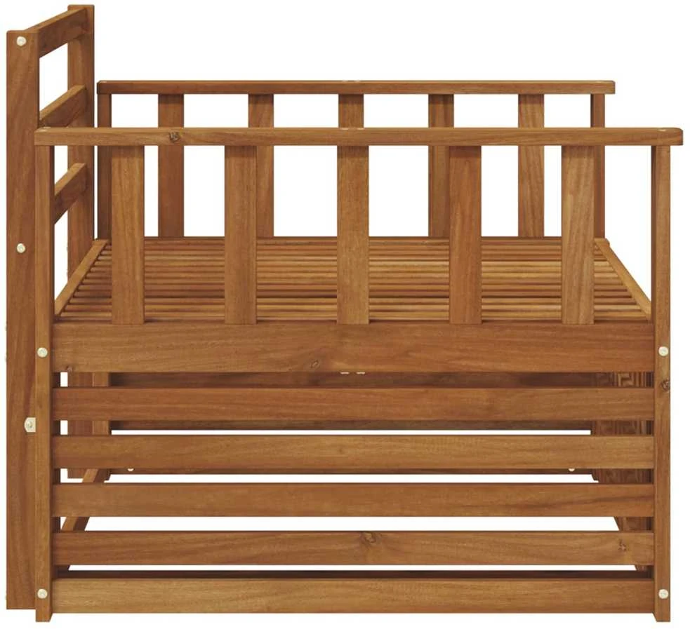 2 vnt. Lauko sofa Natūrali