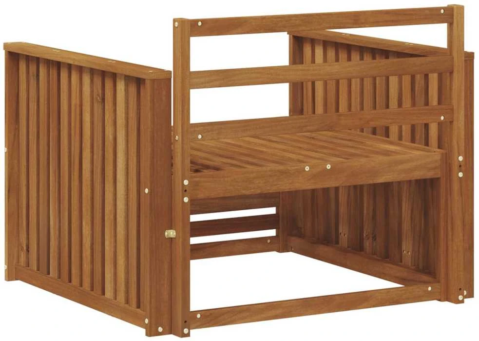 2 vnt. Lauko sofa Natūrali