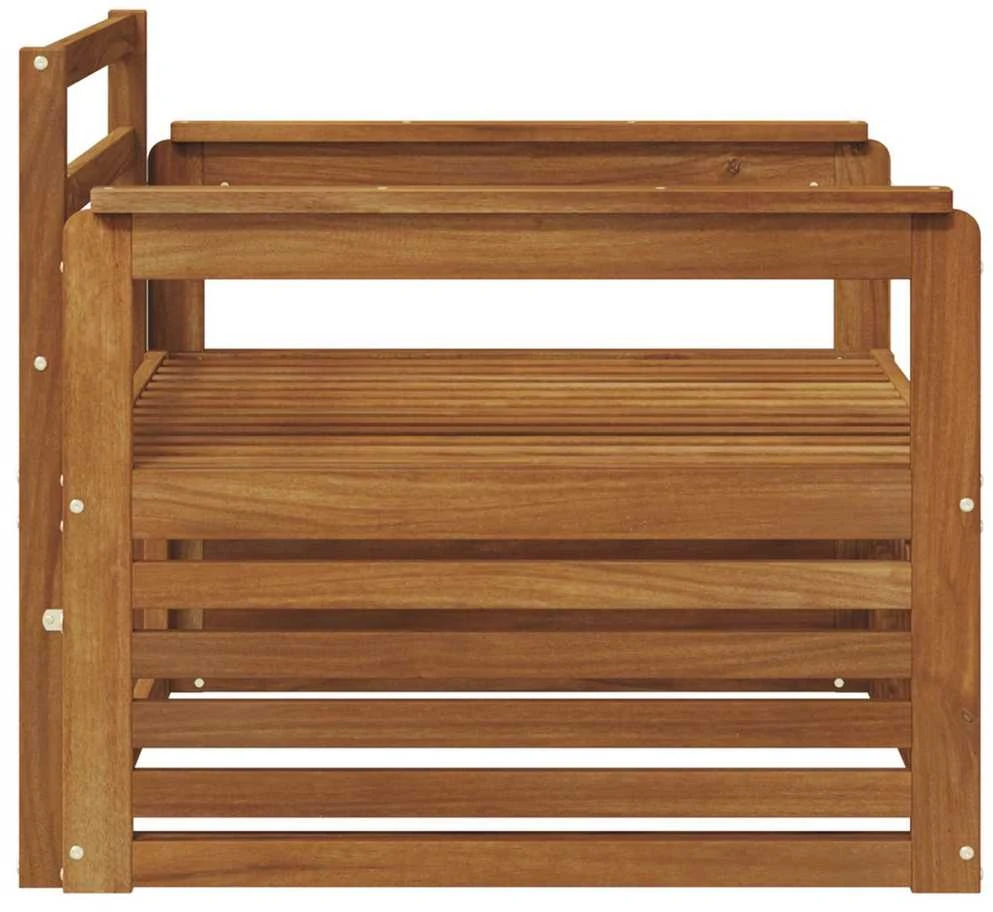 2 vnt. Lauko sofa Natūrali
