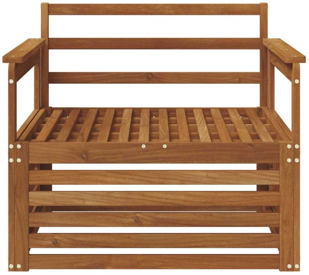 2 vnt. Lauko sofa Natūrali