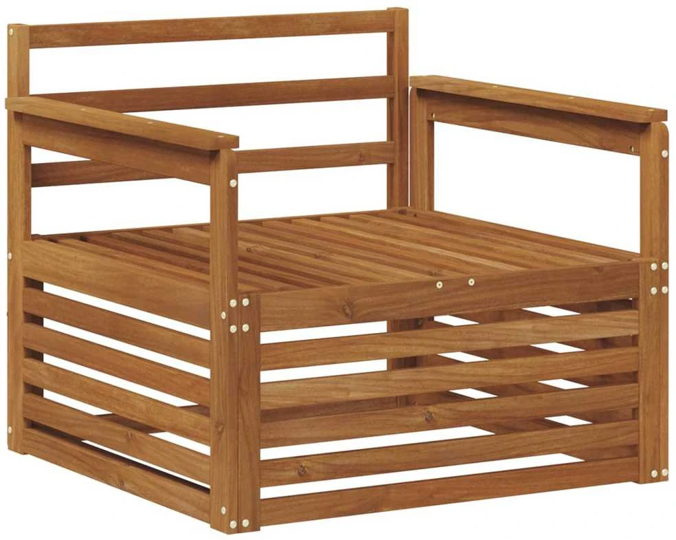 2 vnt. Lauko sofa Natūrali