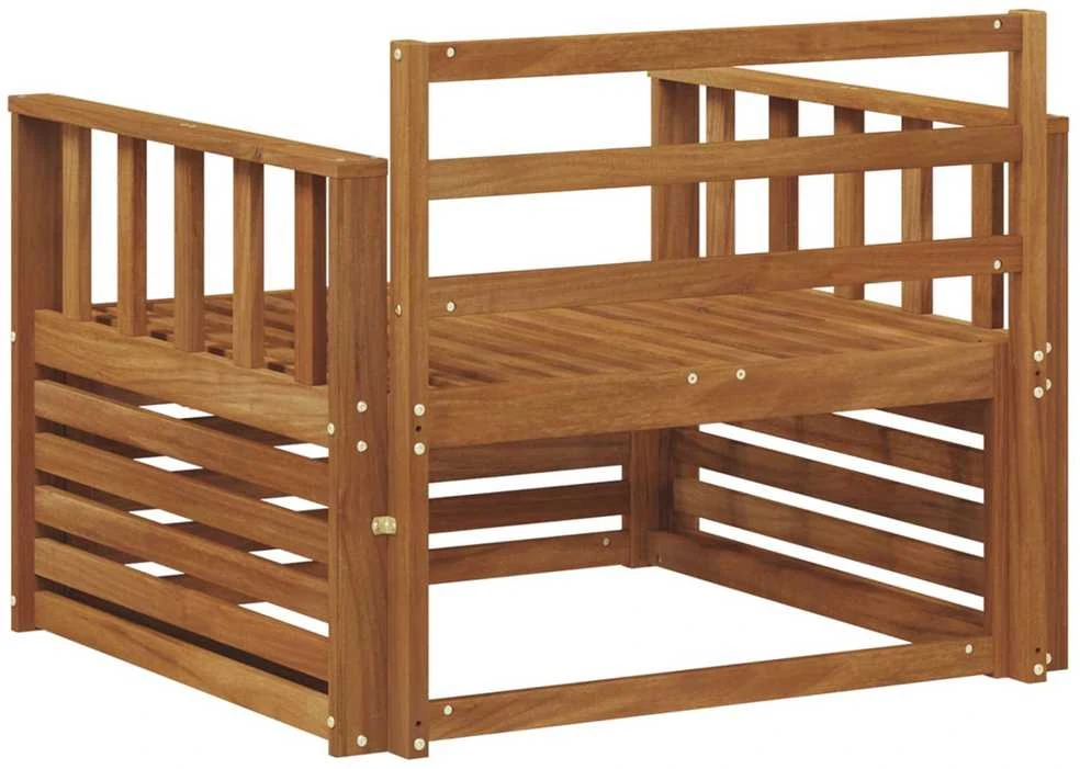 2 vnt. Lauko sofa Natūrali
