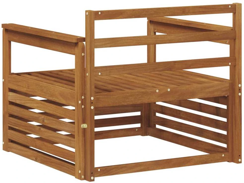 2 vnt. Lauko sofa Natūrali