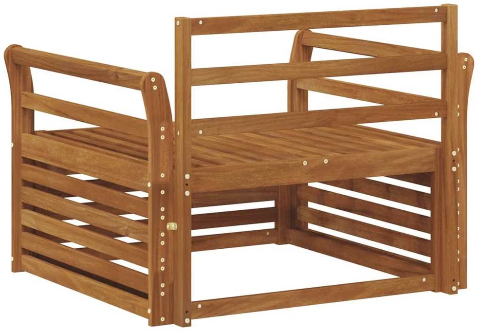 2 vnt. Lauko sofa Natūrali