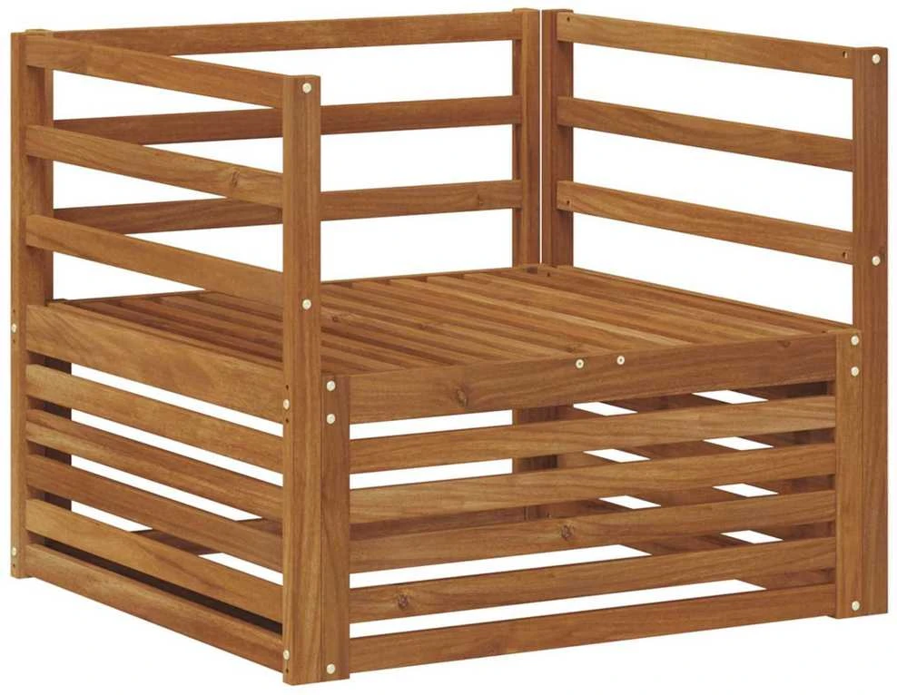 2 vnt. Lauko sofa Natūrali