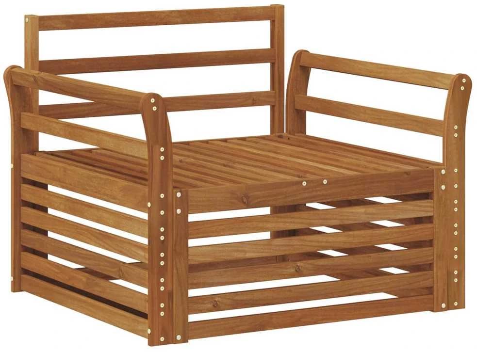 2 vnt. Lauko sofa Natūrali