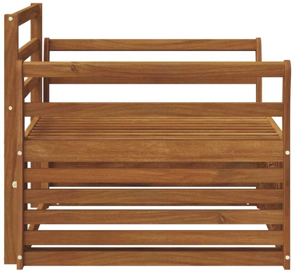 2 vnt. Lauko sofa Natūrali