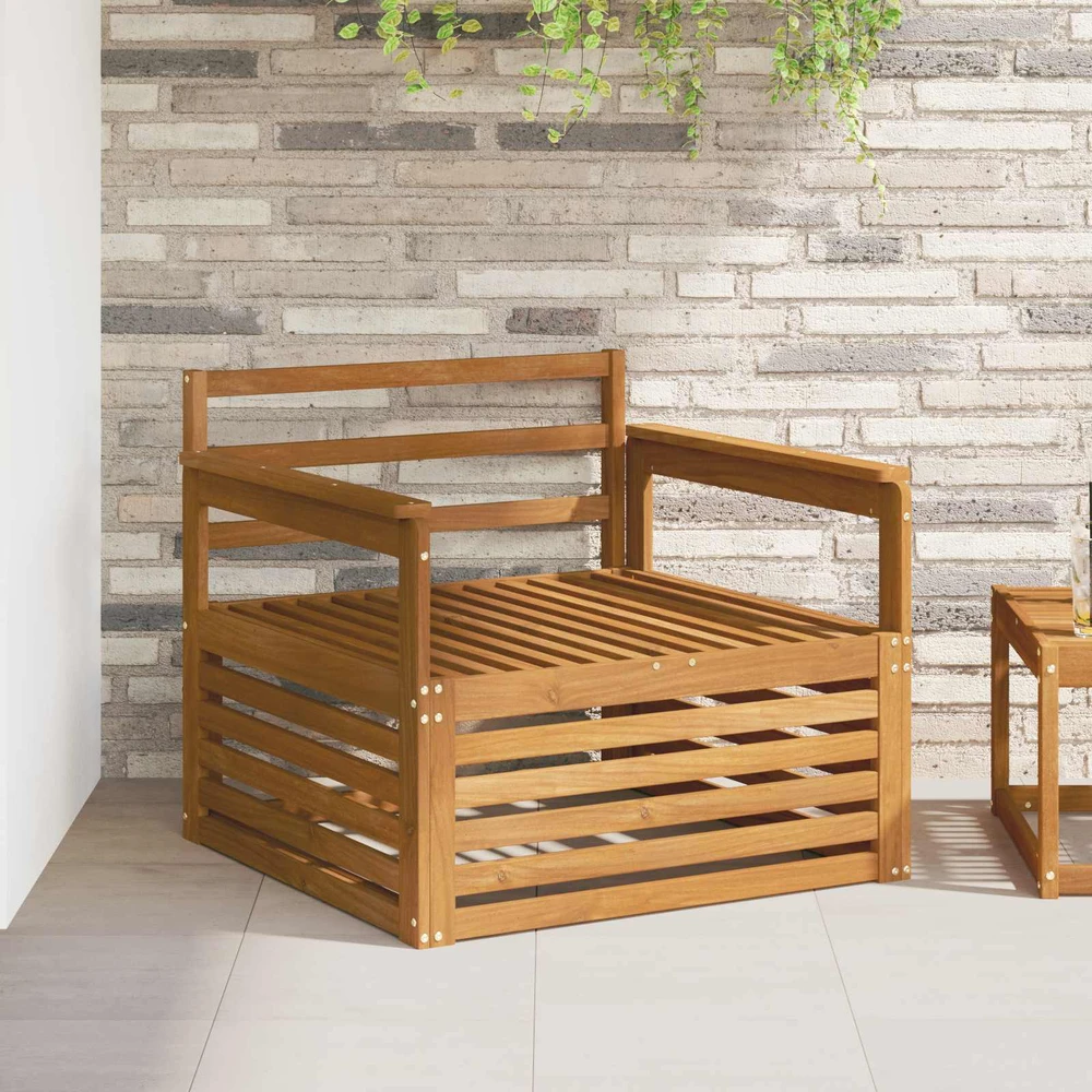 2 vnt. Lauko sofa Natūrali