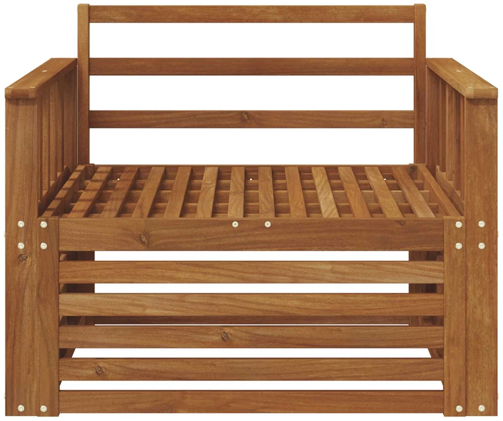 2 vnt. Lauko sofa Natūrali