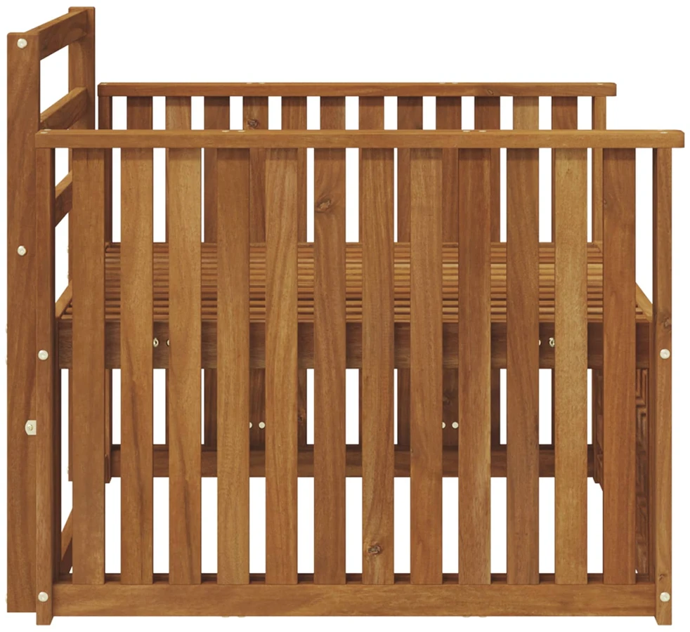 2 vnt. Lauko sofa Natūrali
