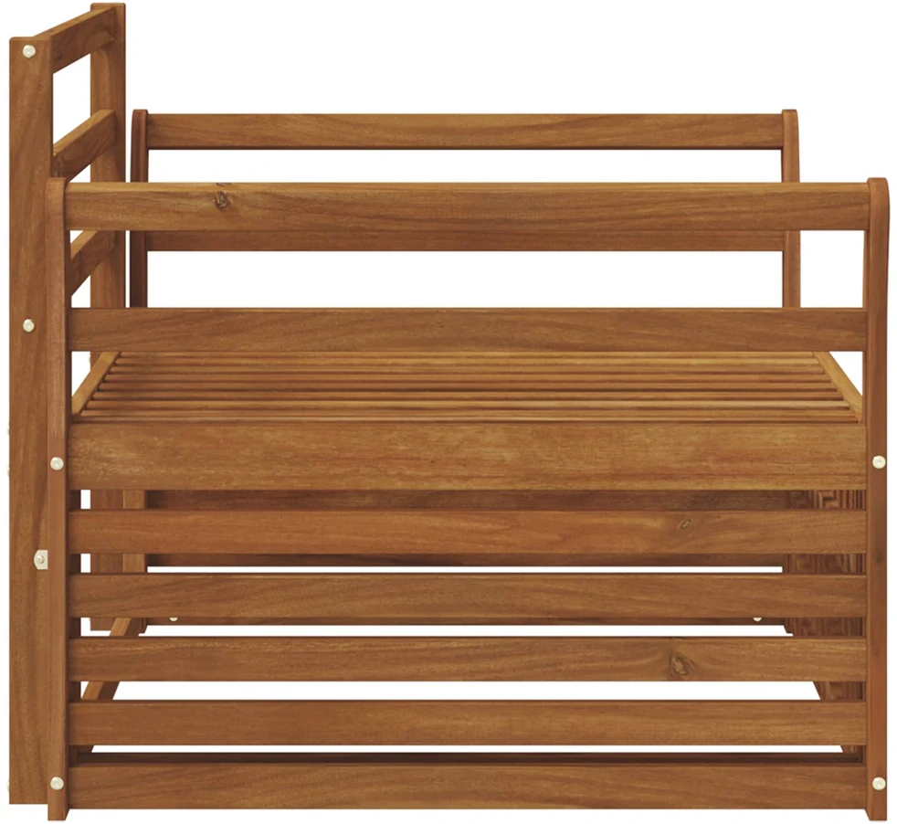 2 vnt. Lauko sofa Natūrali