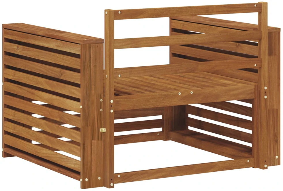 2 vnt. Lauko sofa Natūrali