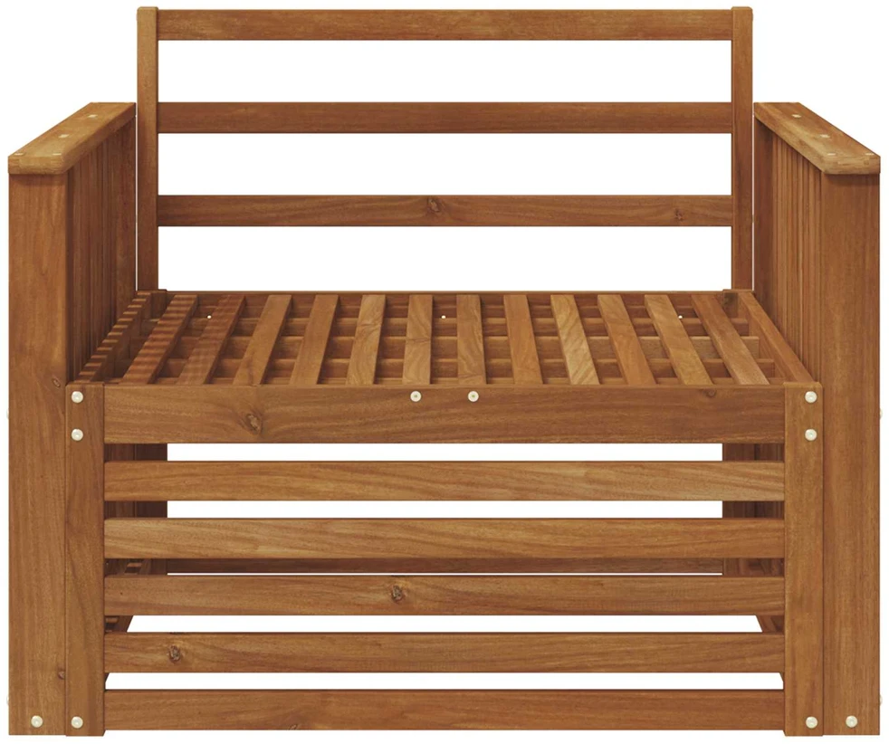 2 vnt. Lauko sofa Natūrali