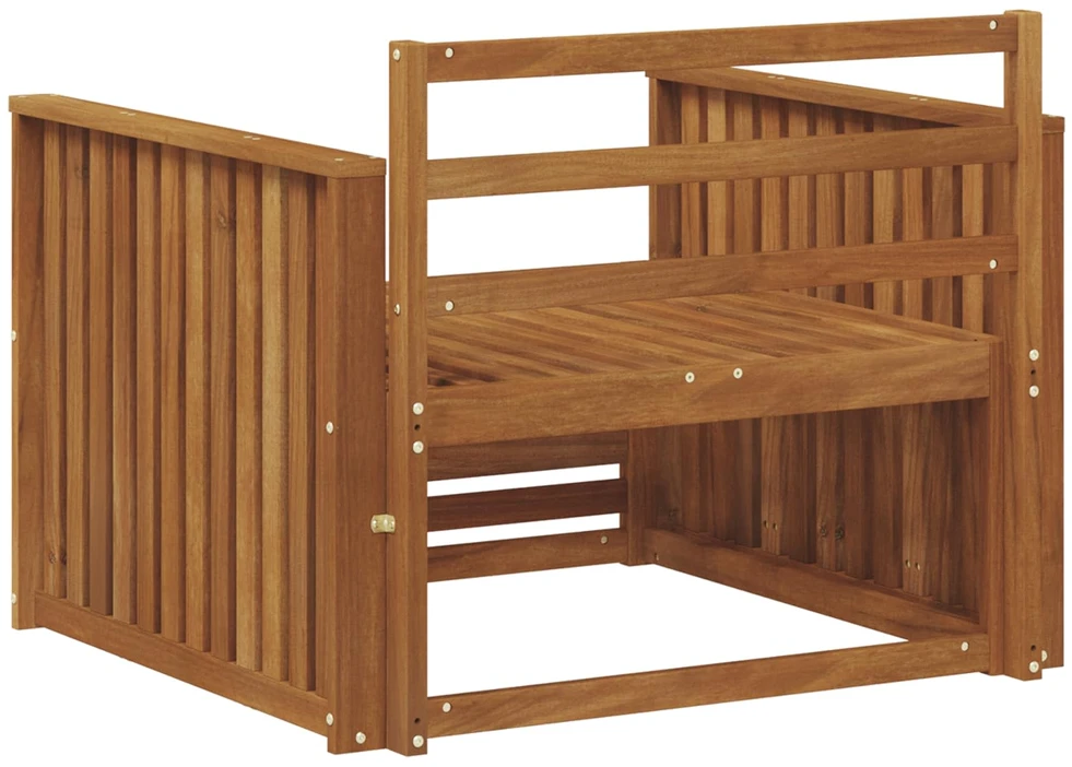 2 vnt. Lauko sofa Natūrali