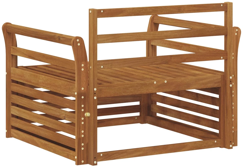 2 vnt. Lauko sofa Natūrali