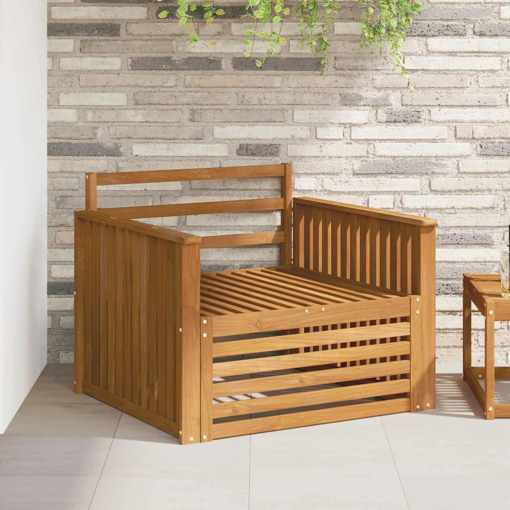 2 vnt. Lauko sofa Natūrali