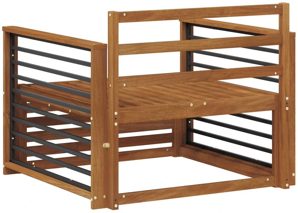 2 vnt. Lauko sofa Natūrali