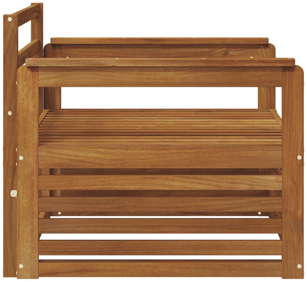 2 vnt. Lauko sofa Natūrali