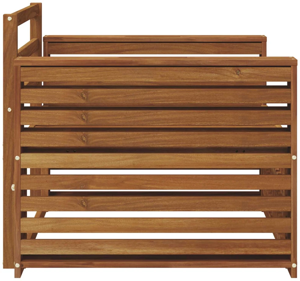2 vnt. Lauko sofa Natūrali