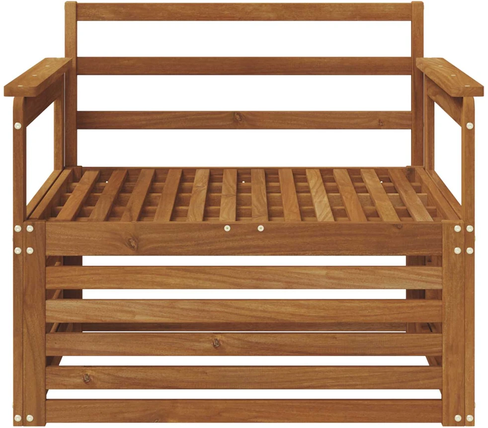 2 vnt. Lauko sofa Natūrali