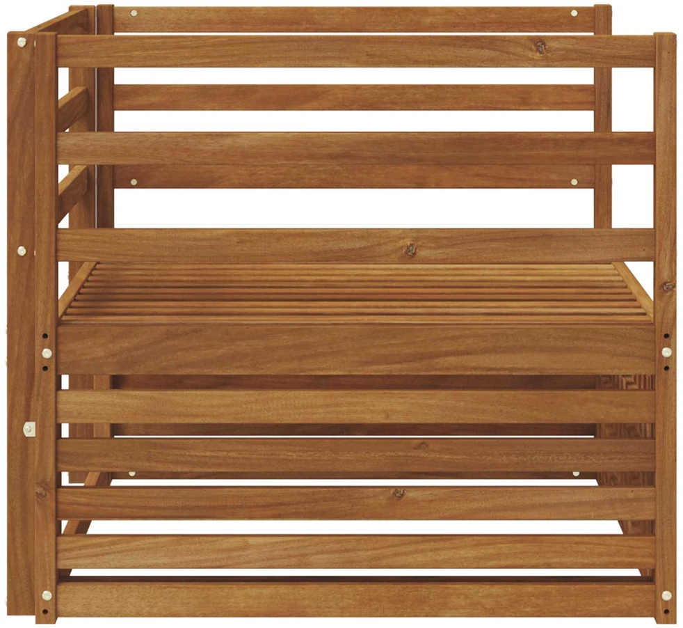 2 vnt. Lauko sofa Natūrali