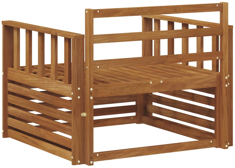 2 vnt. Lauko sofa Natūrali