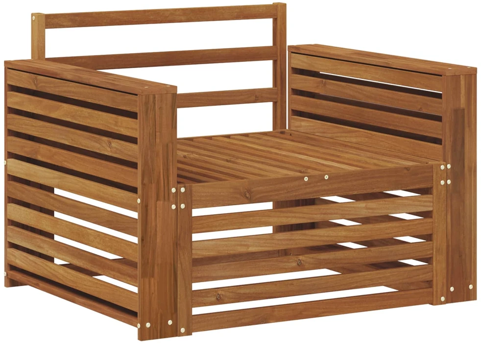 2 vnt. Lauko sofa Natūrali