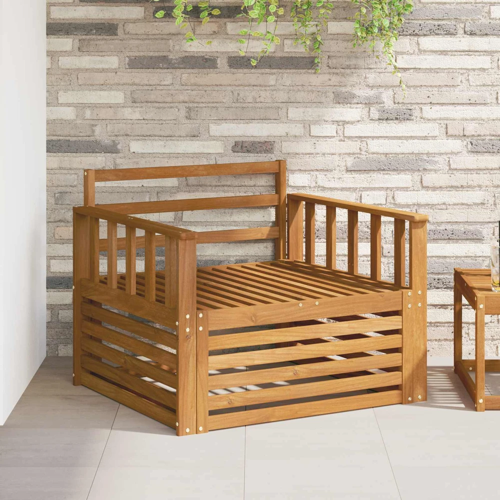 2 vnt. Lauko sofa Natūrali