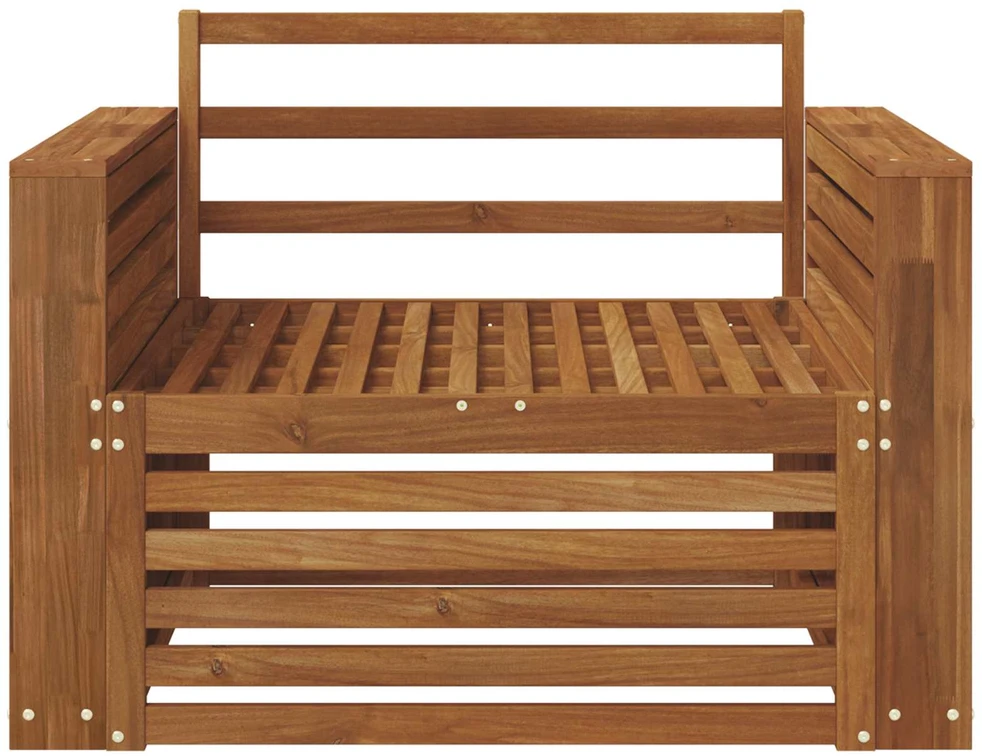 2 vnt. Lauko sofa Natūrali