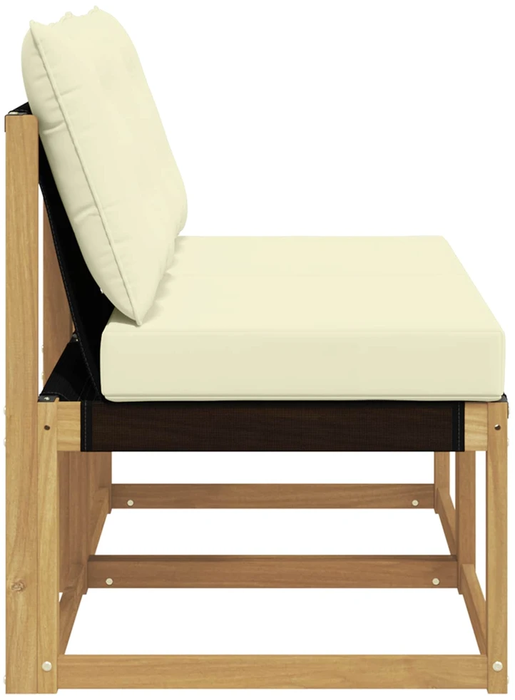 2 vnt. Lauko Vidurinis Sofa Balta