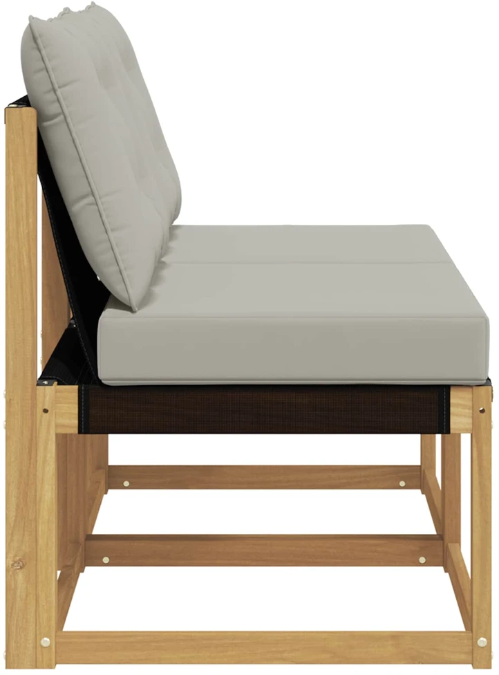 2 vnt. Lauko Vidurinis Sofa Balta