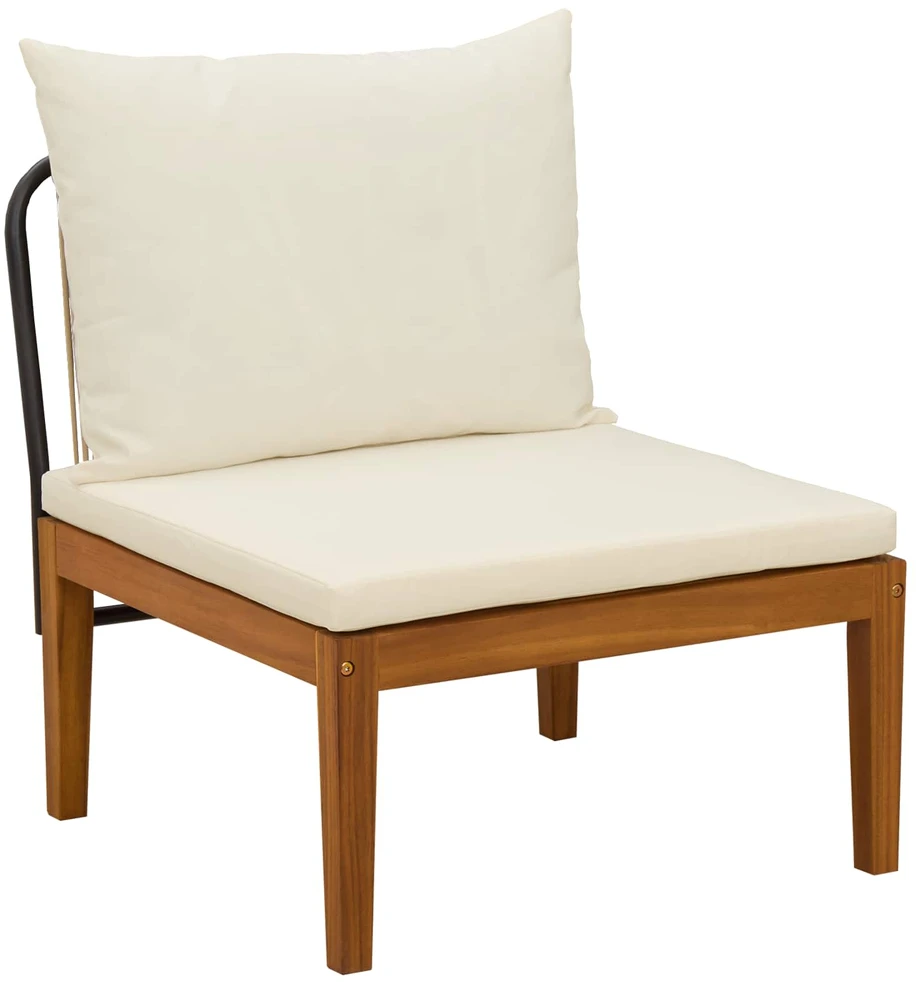 2 vnt. Sodo Poilsio Komplektas su Pagalvėlėmis Natūrali