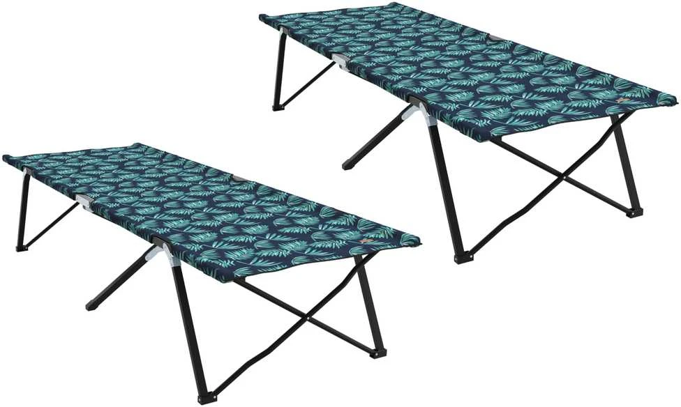 Sulankstoma Kempingo Lova 2 vnt. Miškas 206 x 76 x 74 cm