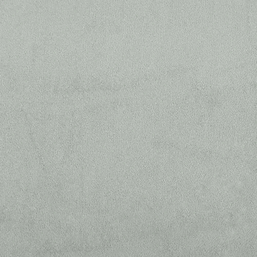 Osmanų lovos rėmas su čiužiniais, pilkas, 200x200cm, aksomas