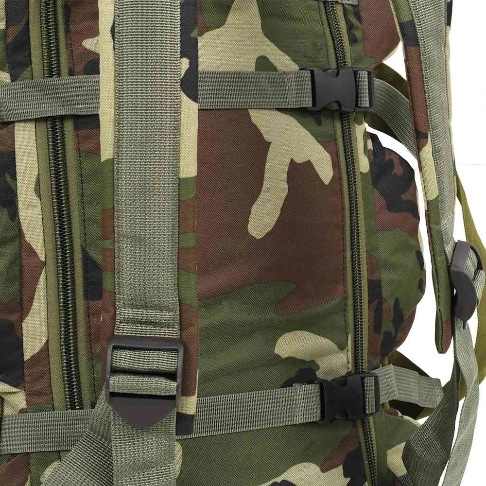 Kelioninis 3-1 Militaristinio stiliaus daiktų krepšys, kamufliažinis, 90l