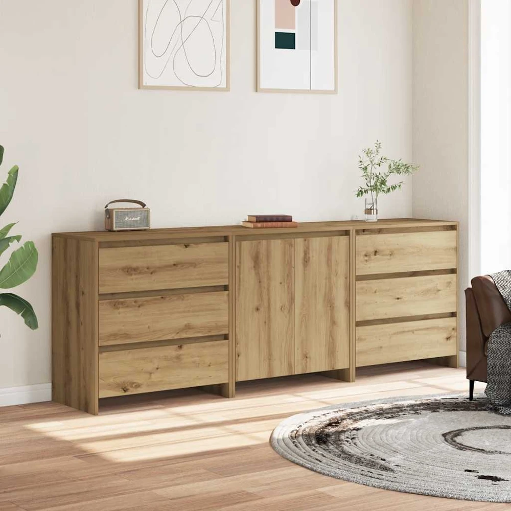 3 dalių indauja Artisan Oak Engineered Wood