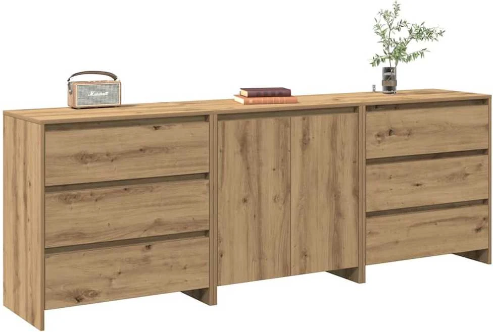 3 dalių indauja Artisan Oak Engineered Wood