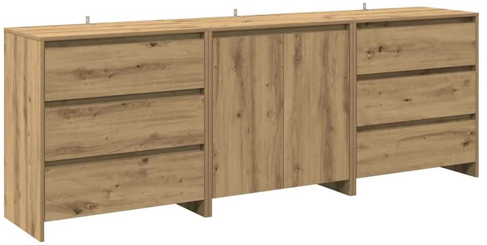 3 dalių indauja Artisan Oak Engineered Wood