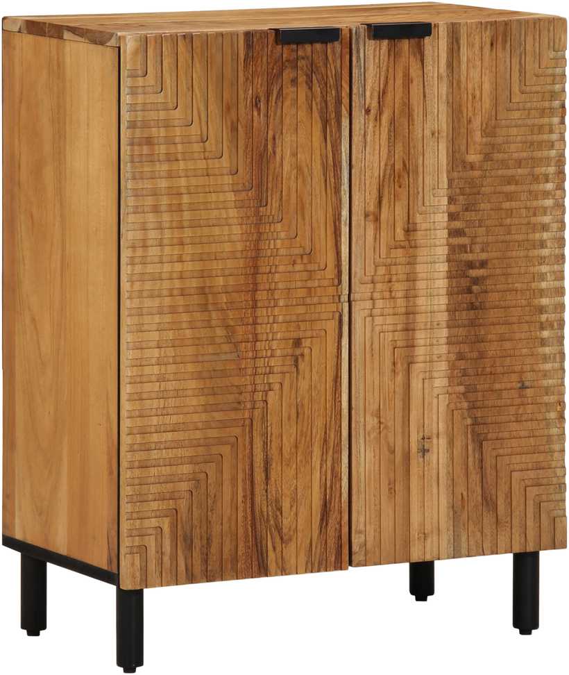Šoninė spintelė 3 vnt. 180 x 33 x 75 cm Kietos akacijos mediena