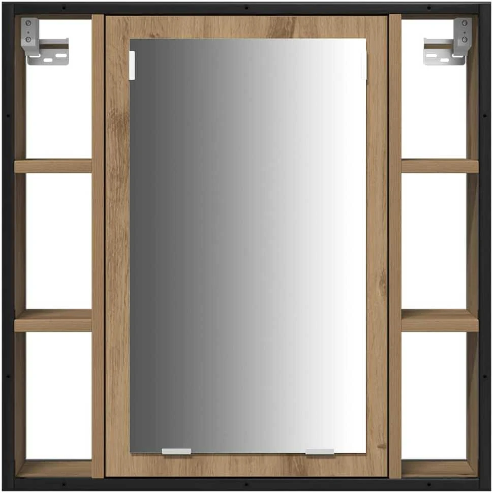 4Housedesign Vonios spintelės 3 vnt. Ruda 80 x 30 x 60 cm Apdirbta mediena