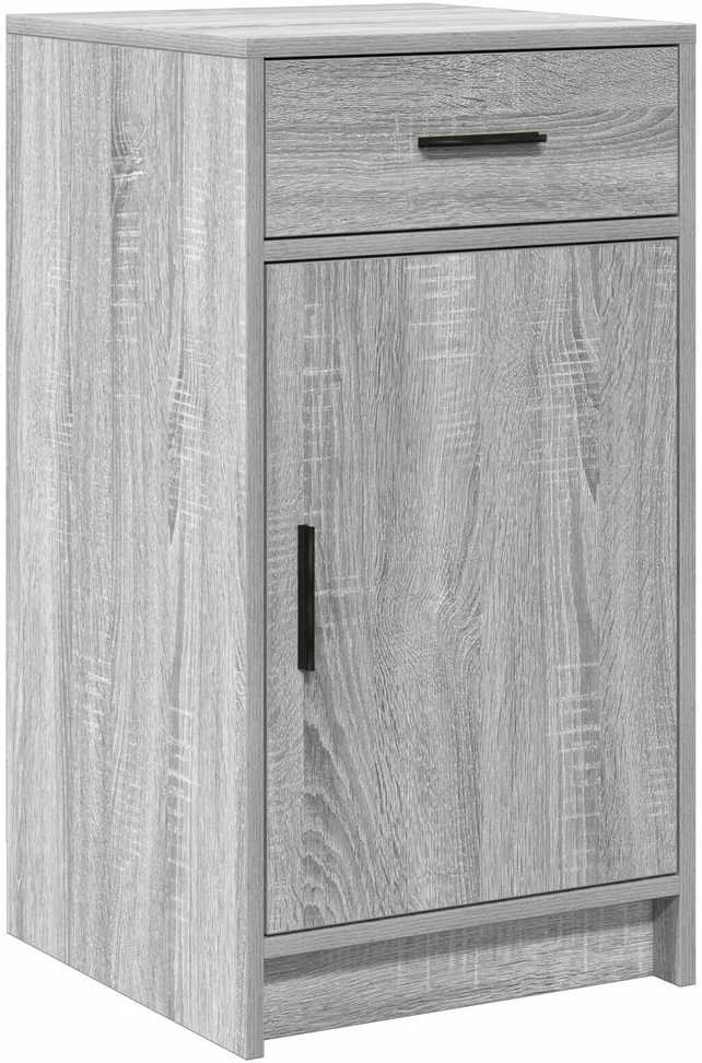 Makiažo stalas 3 vnt. Pilka 78,5 x 41 x 135 cm Apdirbta mediena