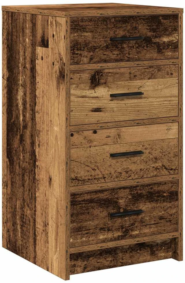 Makiažo stalas 3 vnt. Senas medis 78,5 x 41 x 135 cm