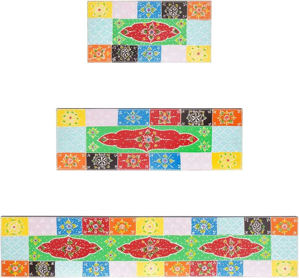 Sieninės lentynos 3 vnt. Įvairiaspalvis 100 x 20 x 6 cm
